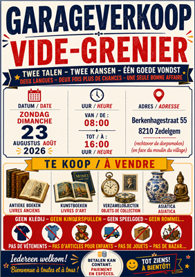 GARAGEVERKOOP - VIDE_GRENIER