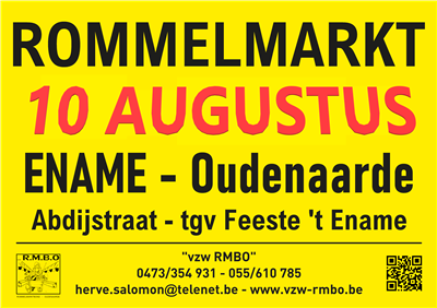 Rommelmarkt /jaarmarkt tijdens feeste 't Ename 