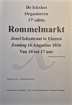 17de Editie straatrommelmarkt.