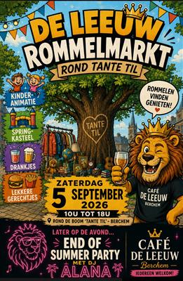 Rommelmarkt rond Tante Til - End of Summer Party.