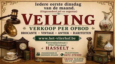 Lekker warm binnen markt met frietjes 
