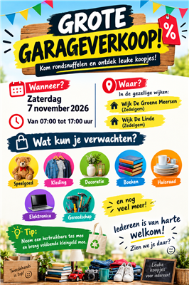 Garage Verkoop Zedelgem Meer dan 70 Deelnemers!!!